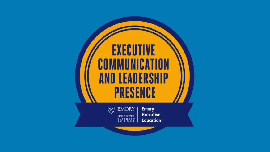 Executive Communication and Leadership Presence Badge